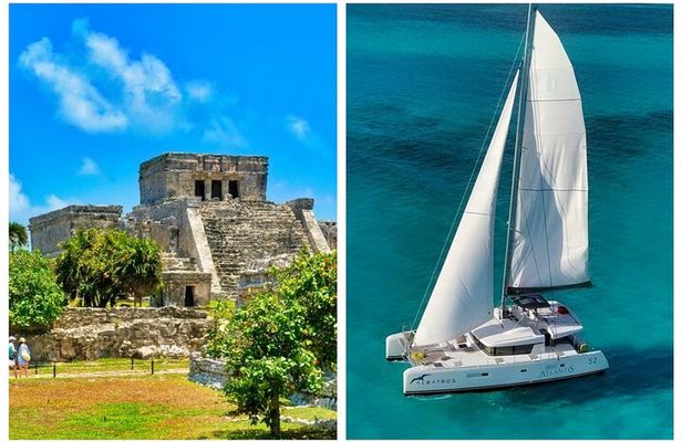 2-Day Combo: Isla Mujeres Sailing And Tulum Mayan Ruins