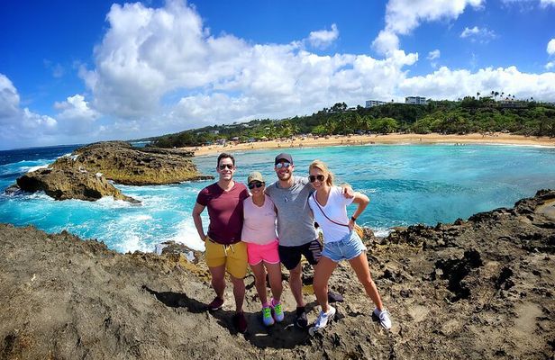 Private Rainforest Waterfalls and Beach Hiking Tour from San Juan