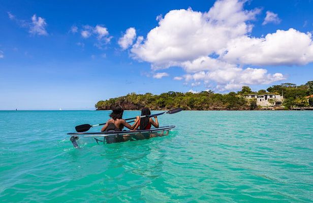 Clear Kayak Coral Reef Tour in Grenada