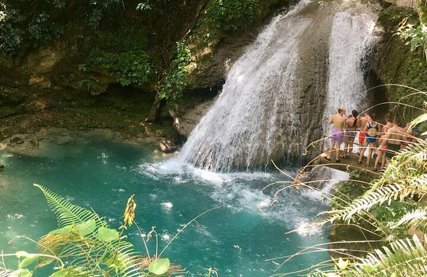 Blue Hole or Dunns River and Luminous Lagoon from Montego Bay