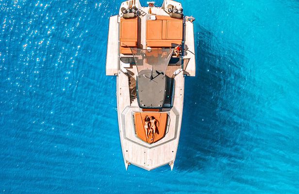 Luxury Private Power Catamaran Tour in Santorini