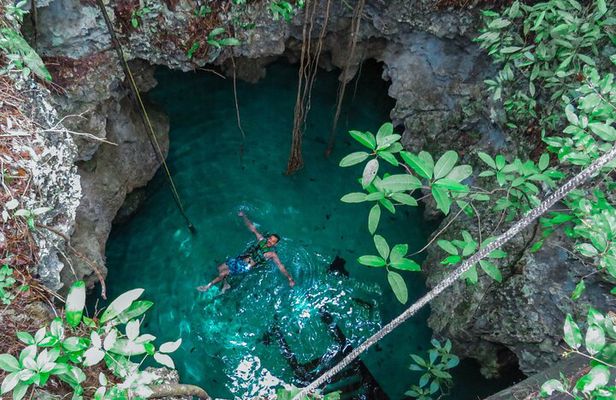 Small-Group 3 Cenotes Adventure Tour