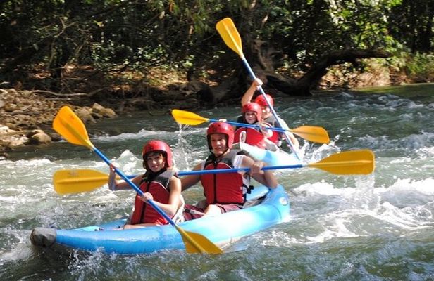 Beach Horseback Riding and River Tubing Family Adventure from Montego Bay