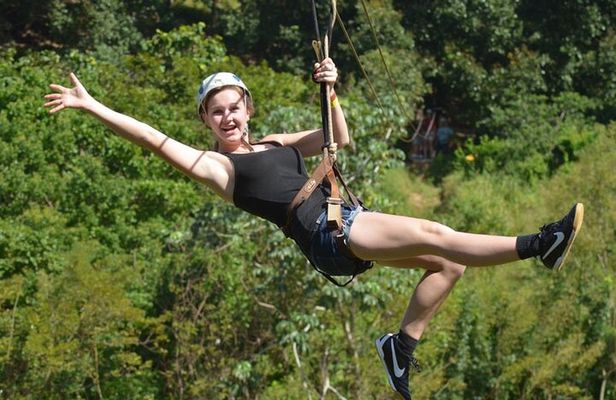 Mayan Zipline & ATV Buggy Tour with Sloths, Monkeys & Beach Club