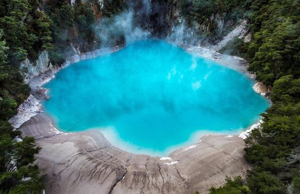 7hr Waimangu Geothermal Valley & Lake Rotomahana Tour - Departs Tauranga