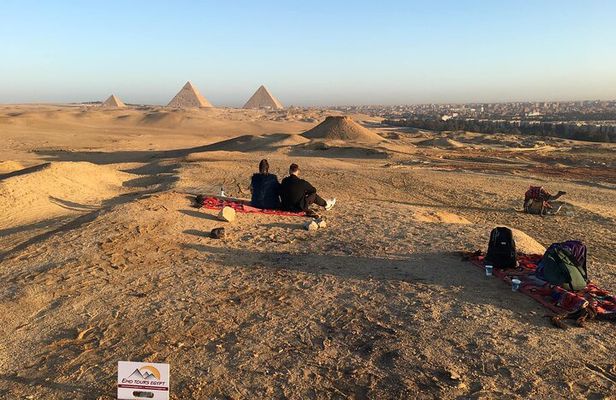 Unusual Desert Safari Tour Around Giza Pyramids During Sunset With Barbecue.