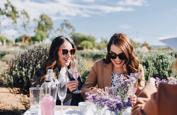 Picnic among lavender