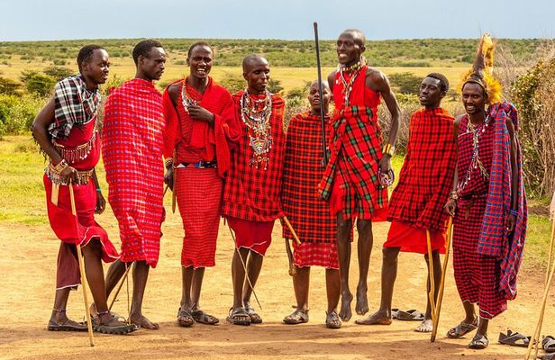 Maasai village visit and Chemka hot-springs with hot lunch.