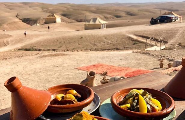 Dinner in Agafay Desert with Camel Ride or Quad Bike