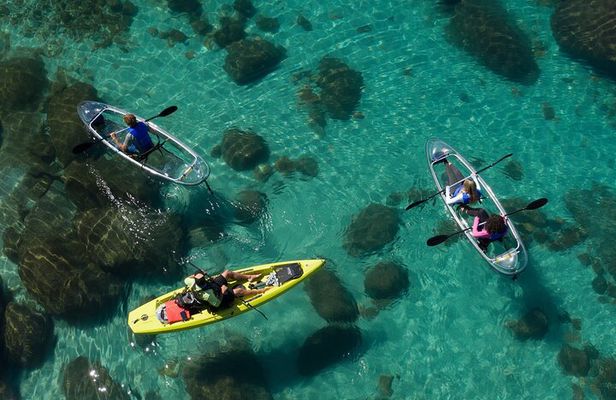Sand Harbor Clear Kayak Tour of Lake Tahoe