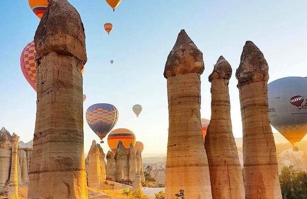 Cappadocia Hot Air Balloon Ride in Göreme on the First Flight.