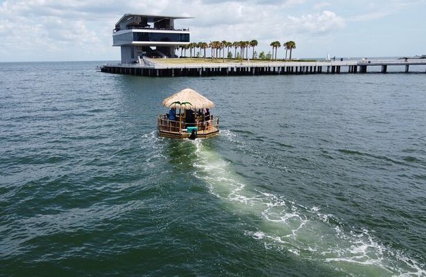 Tiki Boat - St. Pete Pier - The Only Authentic Floating Tiki Bar