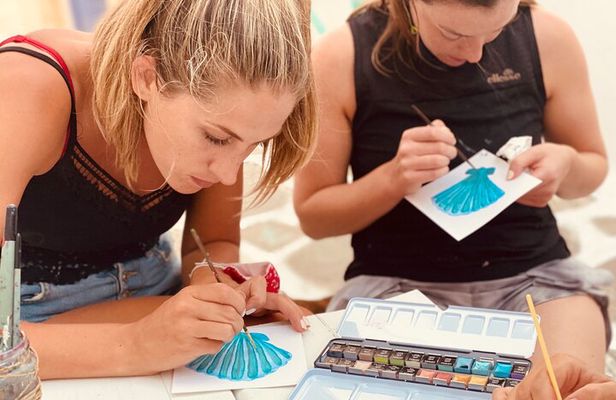 1 Hour Watercolor Workshop in Parikia Paros!