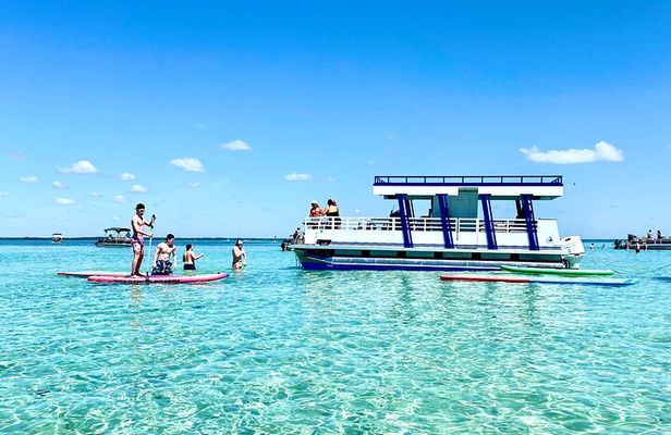 Private Chartered Pontoon Boat-Up to 16 Guests with Restroom