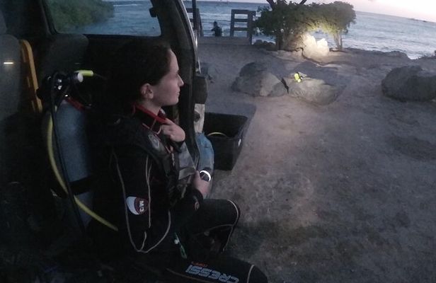 Night Shore Diving Mangel Halto Aruba for Certified Divers