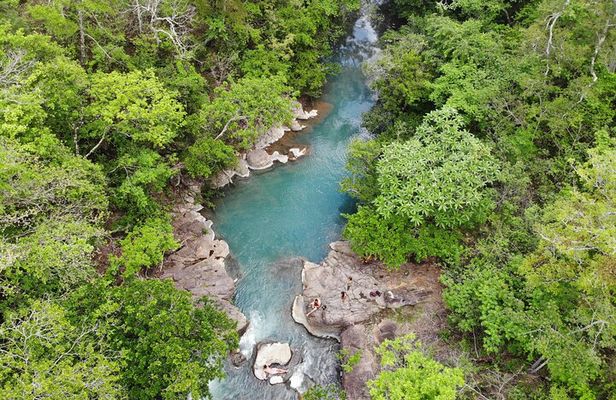 La Leona waterfall Cliffjumping White water Tubbing PrivateTour