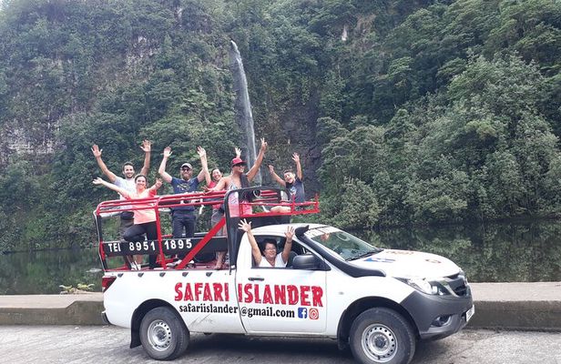 Crossing Island of Tahiti 4x4 Mountain, Waterfall, River, Basins