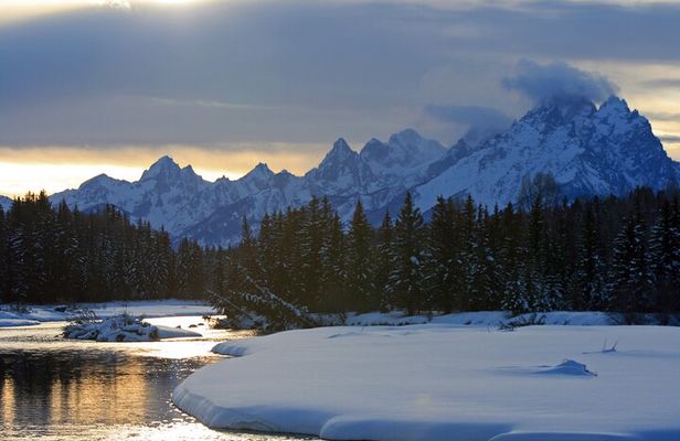 Luxury 1/2 Day Winter Grand Teton Tour & Sleigh Ride