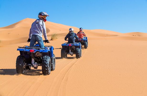 Quad Biking in Merzouga Dunes Desert Erg Chebbi