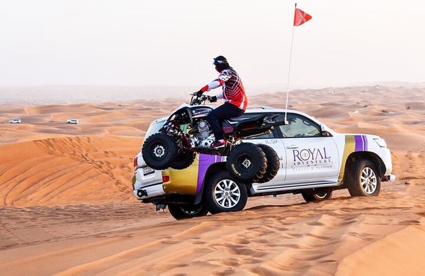 Desert Safari W/BBQ Dinner, Quad Bike, Camel Ride, & Sandboarding
