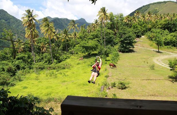 Soufriere Catamaran Excursion with Zip Lining from Castries