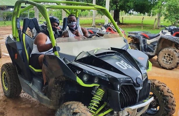 3 in 1 Activities in Punta Cana: Terracroos, horse back riding and parasailing