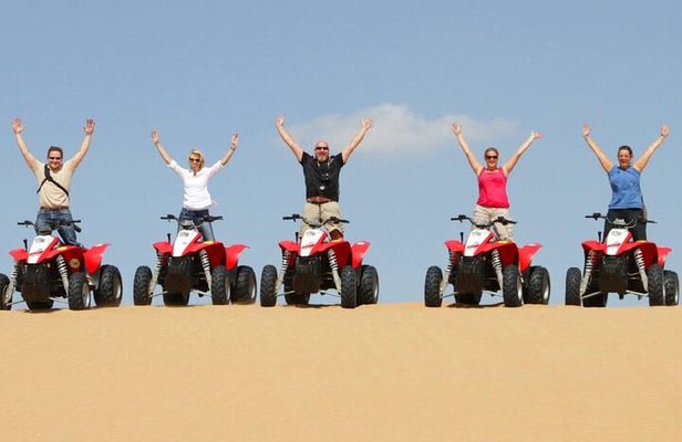 Dubai Dinner Desert Experience with 01 Hour quad bike and camel ride