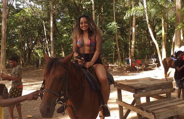 Private & Customize Tour to Martha Brae Rafting and Horseback Riding N Swim 