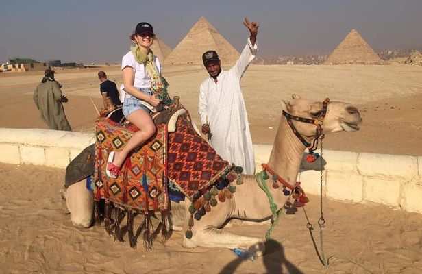 Private Tour Giza pyramids, Sakkara Pyramid, Memphis Old City, lunch, camel ride