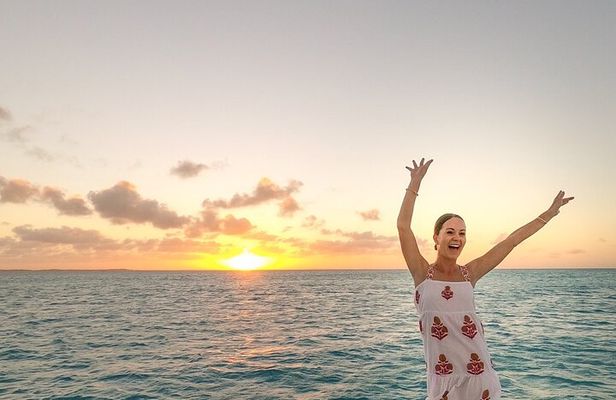 3 hour Glow Worm Sunset Cruise from Providenciales