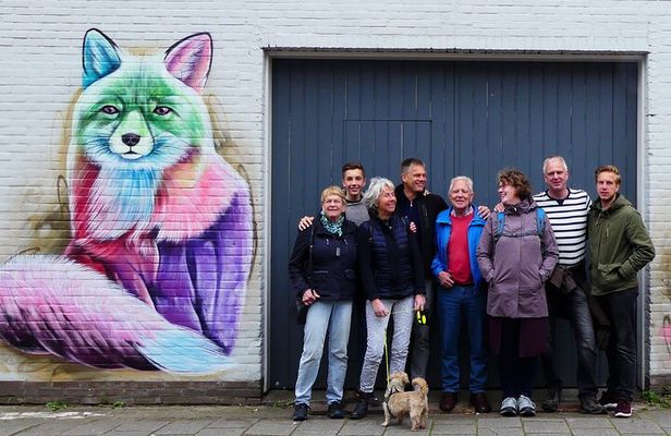 1,5 hour private guided Mural Street Art tour in Arnhem