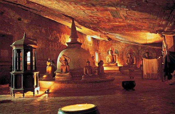 Private Tour to Dambulla and Sigiriya from Kandy in a A/C Car