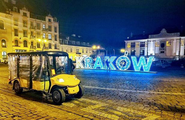 Krakow: Old Town Sightseeing by Golf Cart and Wawel Castle Guided Tour