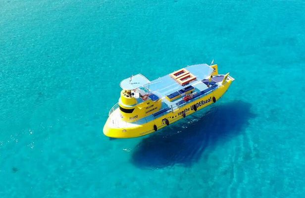 The Yellow Submarine Hippo in Rhodes Mid-day Trip