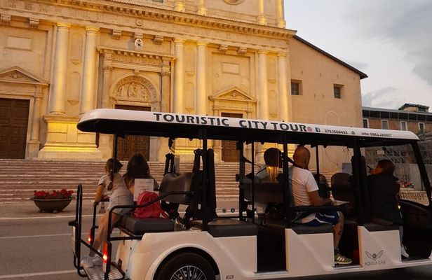 Sightseeing Tour of L'Aquila aboard an Electric Shuttle