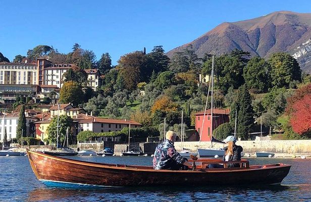 Bellagio Rowing Experience with a Vintage wooden boat