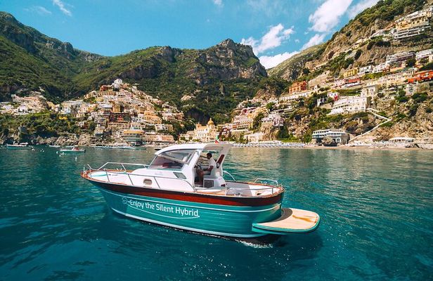 Day Trip to Amalfi Coast and Ieranto Bay in a Hybrid Eco Boat