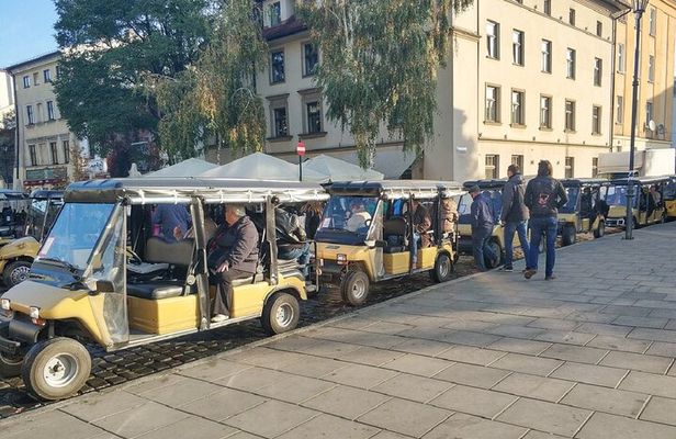 Krakow Jewish Quarter and Ghetto Tour by Electric Golf Cart