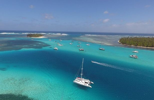 Catamaran in San Blas Islands