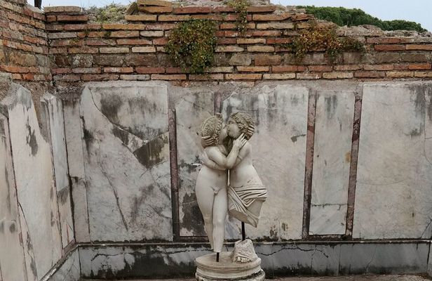 Ostia Antica Archaeological Park with Italian Gelato