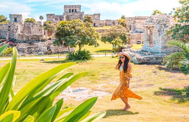 Tulum pyramids + ATV + 3 Ziplines + Rappel + Cenote + Lunch