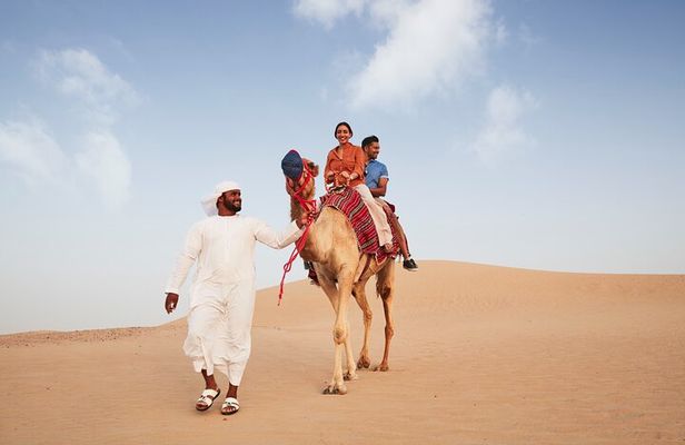 Dubai: Evening Camel Caravan, Bedouin Dinner at Al Marmoom Oasis