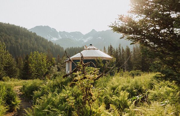 Glamping Remote Overnight Iceberg View Stay