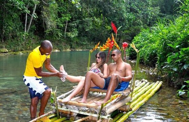 Grate River Rafting with Limestone Massage, Jet Ski and Parasailing combo tour