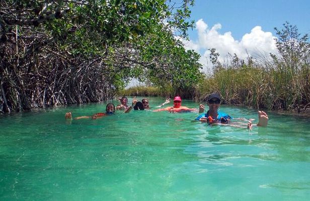 Tulum Guided Scooter Tour, Muyil Ruins, Boat Eco, Float Down Mayan Canals Lunch