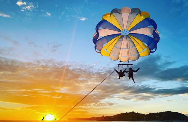 Parasail High Above the Santa Barbara Coast 