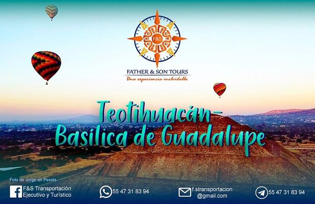 Private Tour Teotihuacan Pyramids & Basilica of Guadalupe
