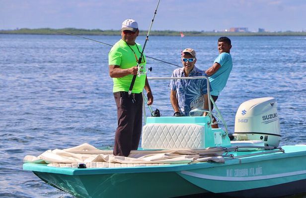 Cancun Fly Fishing large boat