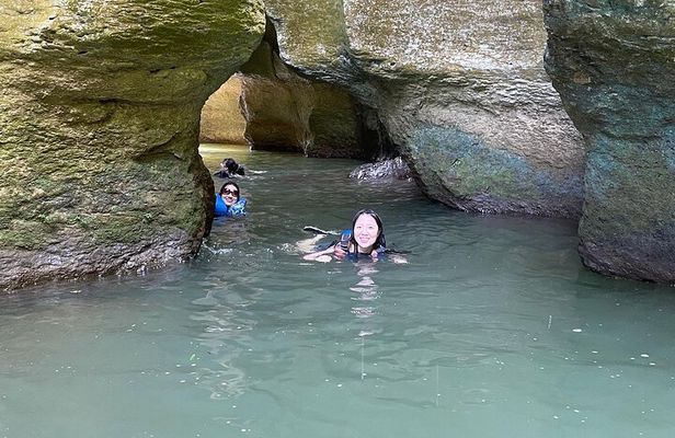 Cave, Waterfall and River Adventure in Charco Azul from San Juan