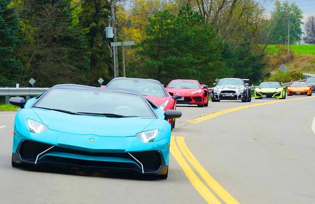 6 Hour Exotic Car Tour driving 6 Super cars + Lunch